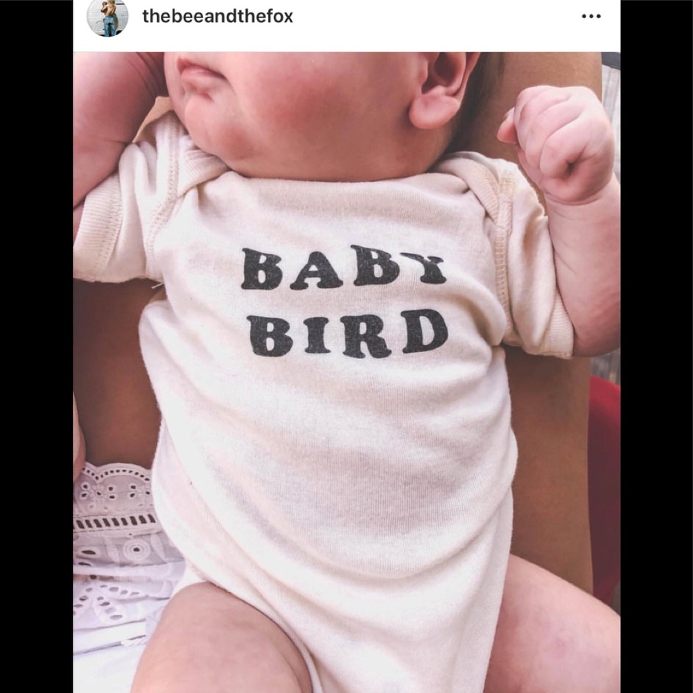 The Bee & The Fox Baby Bird Onesie